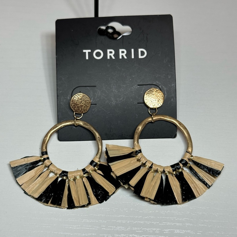 Tassel Hoop Earrings